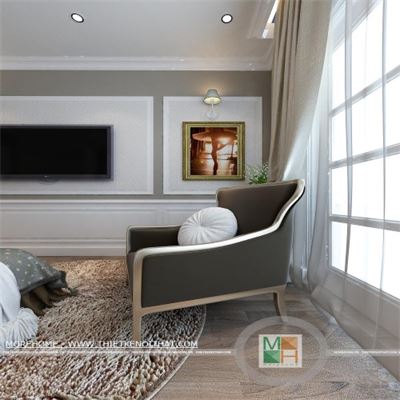 Sofa đơn phòng ngủ sang trọng - PN 02