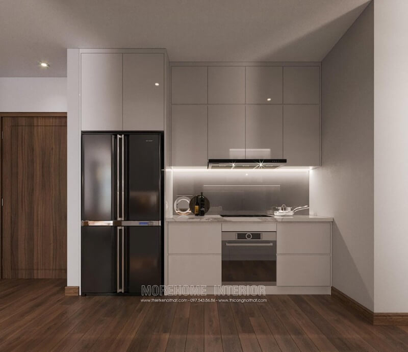 Thiết kế nội thất phòng bếp chung cư Thiết kế chung cư