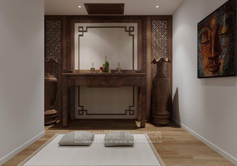 Nội thất phòng thờ chung cư cao cấp Mẫu nội thất chung cư